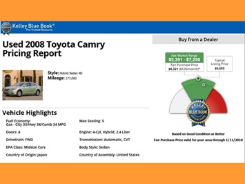 2008 Toyota Camry Hybrid   - Photo 20 - San Diego, CA 92126