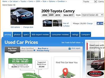 2009 Toyota Camry Hybrid XLE   - Photo 16 - San Diego, CA 92126