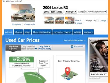 2006 Lexus RX 400h   - Photo 18 - San Diego, CA 92126