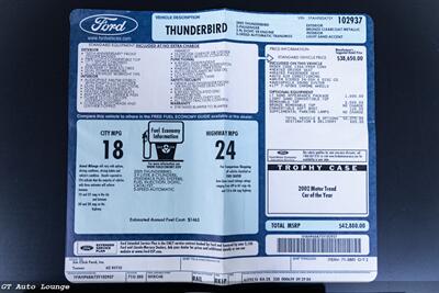 2005 Ford Thunderbird Deluxe   - Photo 56 - Rancho Cordova, CA 95742