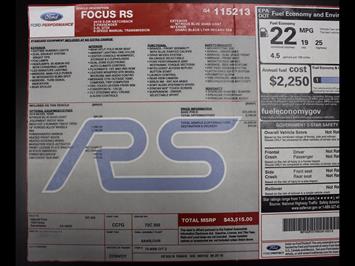 2016 Ford Focus RS   - Photo 43 - Rancho Cordova, CA 95742