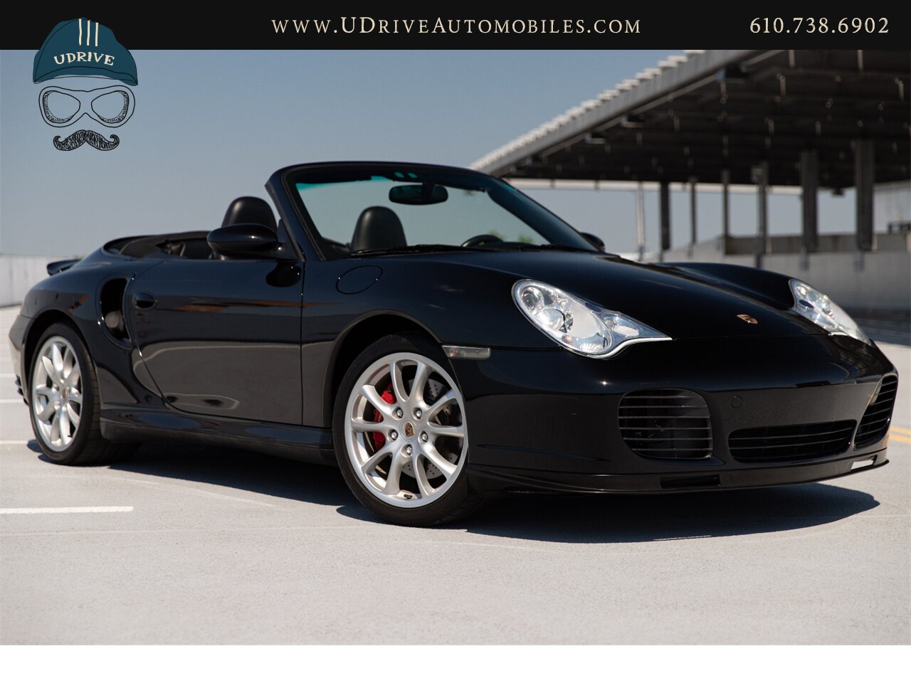 2004 Porsche 911 996 Turbo Cabriolet 6 Speed Manual GT3 Wheels  Service History Triple Black - Photo 6 - West Chester, PA 19382