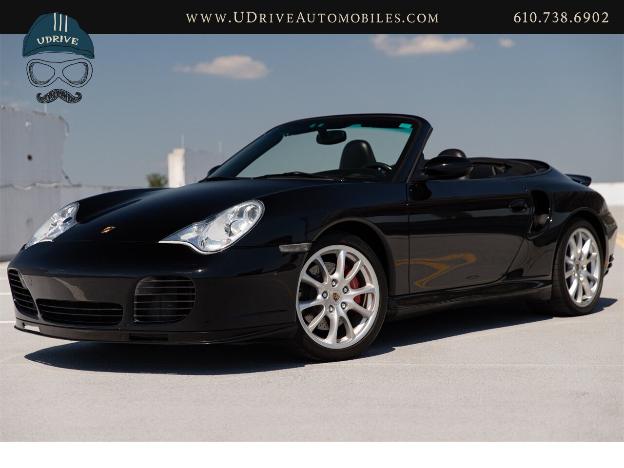2004 Porsche 911 996 Turbo Cabriolet 6 Speed Manual GT3 Wheels  Service History Triple Black - Photo 1 - West Chester, PA 19382
