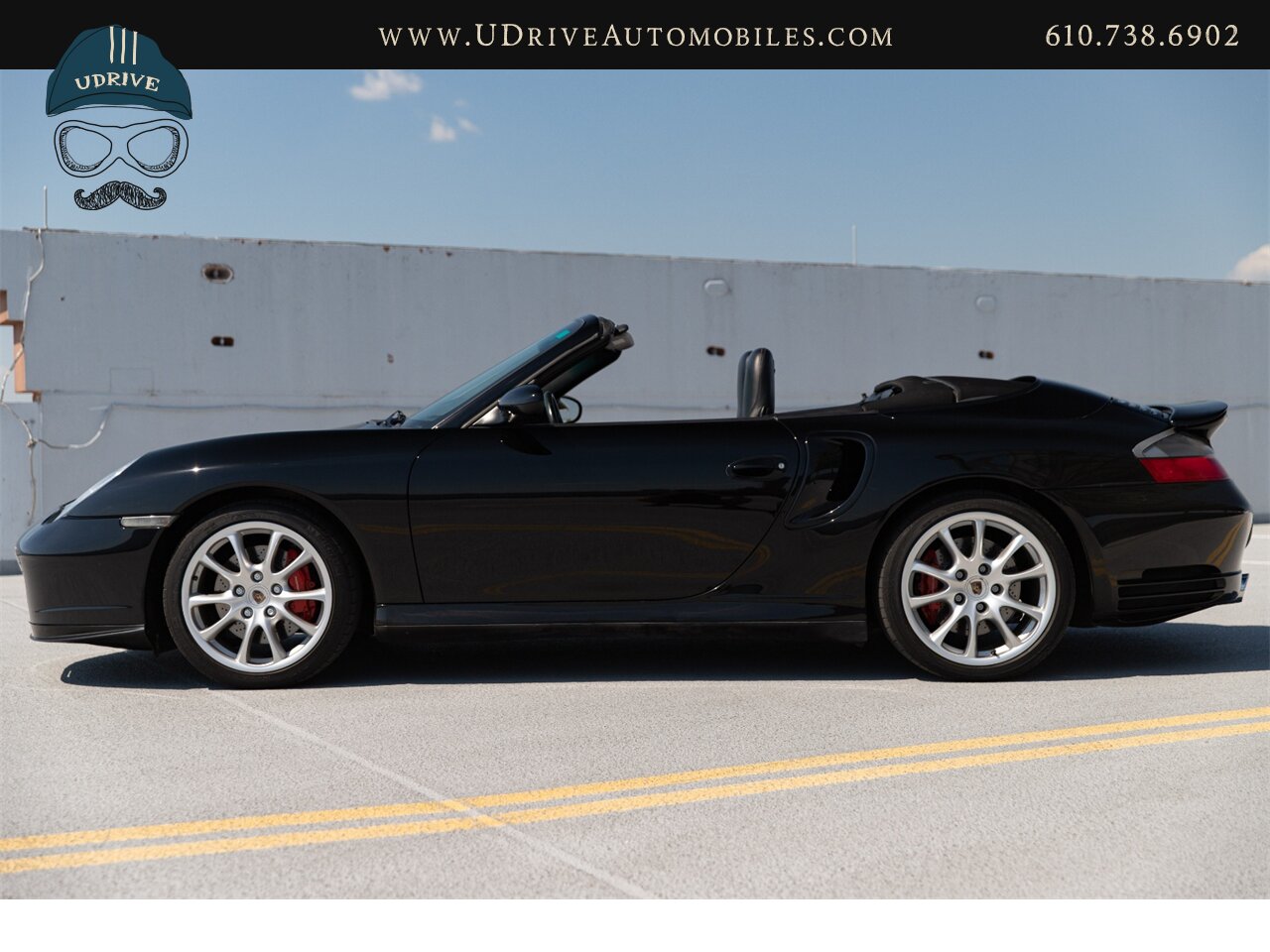 2004 Porsche 911 996 Turbo Cabriolet 6 Speed Manual GT3 Wheels  Service History Triple Black - Photo 10 - West Chester, PA 19382