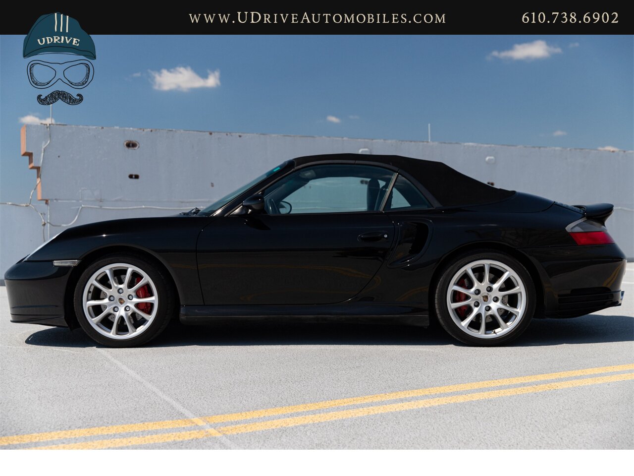 2004 Porsche 911 996 Turbo Cabriolet 6 Speed Manual GT3 Wheels  Service History Triple Black - Photo 9 - West Chester, PA 19382