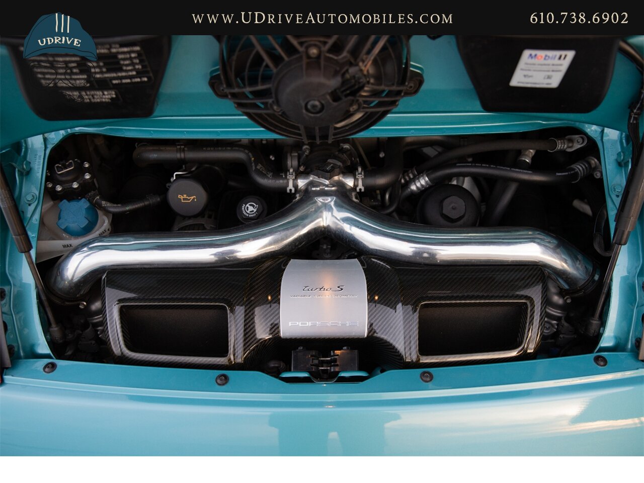 2012 Porsche 911 Turbo S 997.2 RARE Ipanema Blue 13k Miles  Vent Sts Carbon Fiber Pntd Exter Pkg Blk Centerlock Whls $173k MSRP - Photo 53 - West Chester, PA 19382