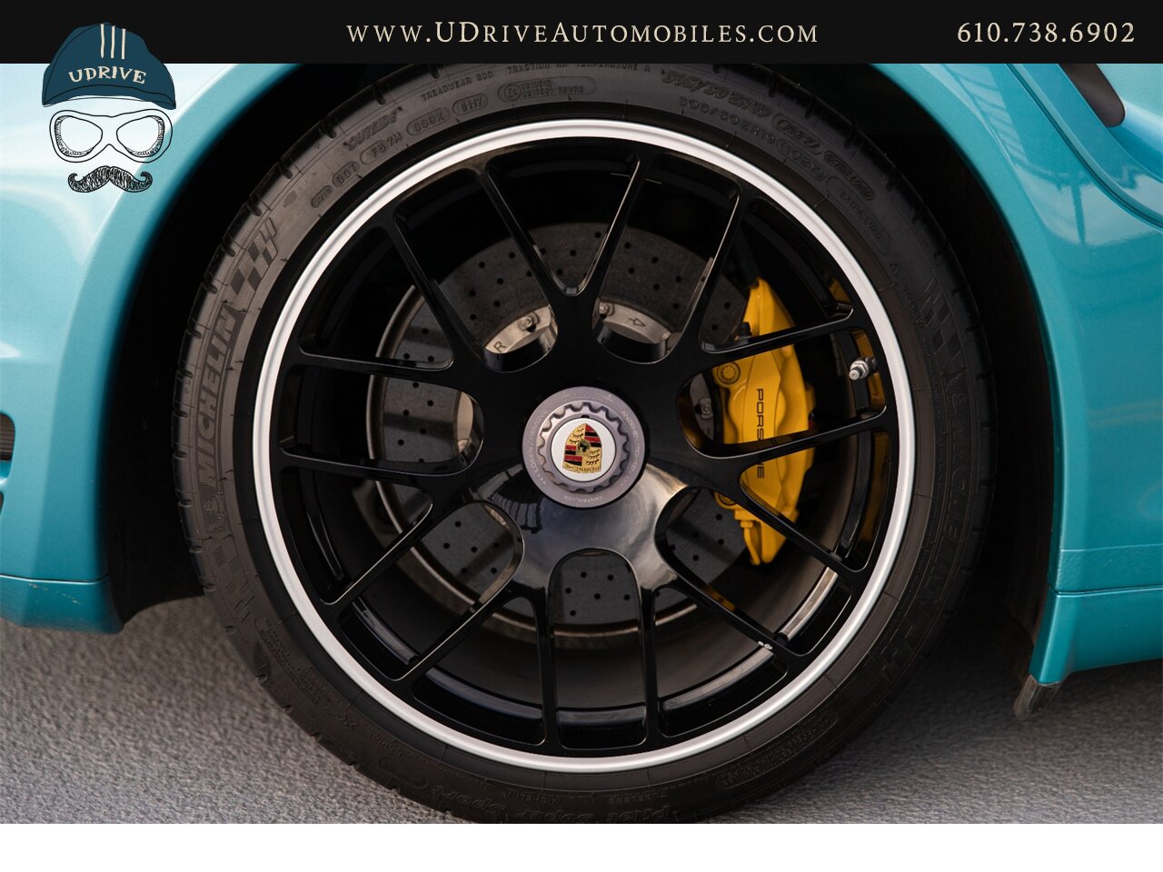2012 Porsche 911 Turbo S 997.2 RARE Ipanema Blue 13k Miles  Vent Sts Carbon Fiber Pntd Exter Pkg Blk Centerlock Whls $173k MSRP - Photo 51 - West Chester, PA 19382