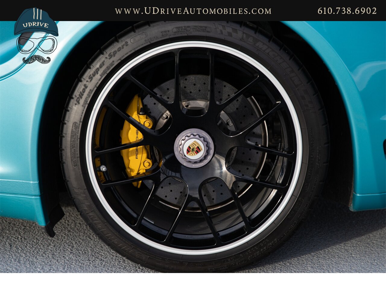 2012 Porsche 911 Turbo S 997.2 RARE Ipanema Blue 13k Miles  Vent Sts Carbon Fiber Pntd Exter Pkg Blk Centerlock Whls $173k MSRP - Photo 48 - West Chester, PA 19382