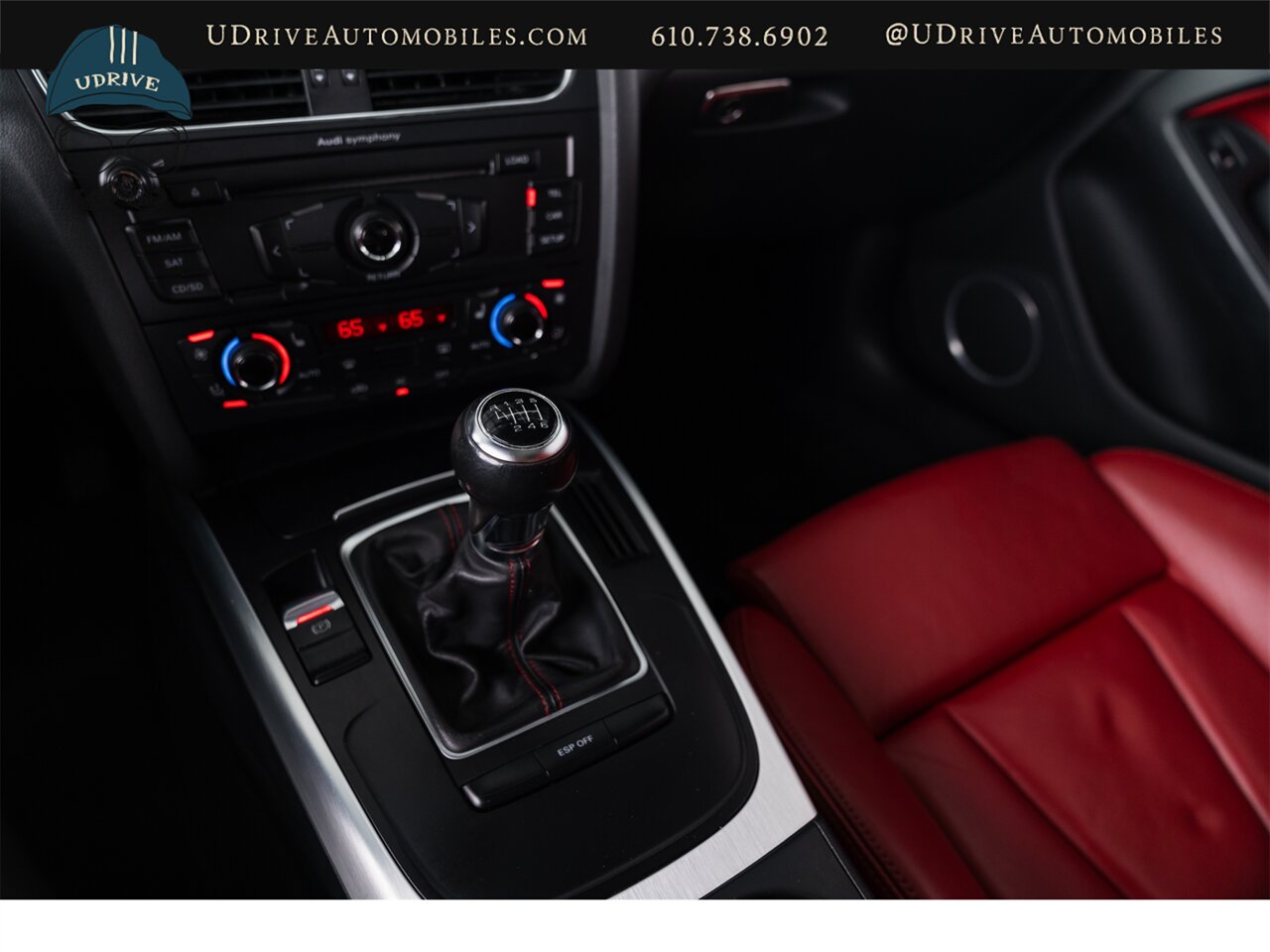 2008 Audi S5 Quattro  6 Speed Manual Magma Red Leather - Photo 43 - West Chester, PA 19382