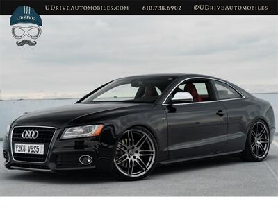 2008 Audi S5 Quattro  6 Speed Manual Magma Red Leather