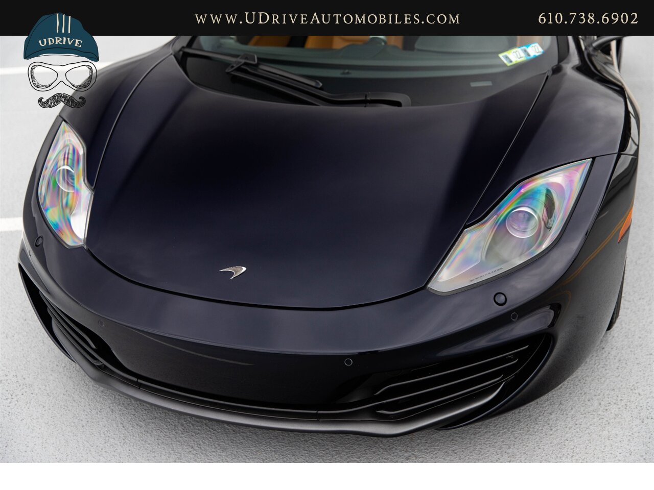 2013 McLaren MP4-12C Spider 1 Owner 6k Miles Carbon Fiber Full Leather  Sapphire Black over Natural Tan Leather - Photo 9 - West Chester, PA 19382