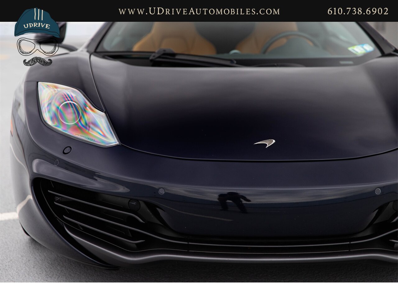 2013 McLaren MP4-12C Spider 1 Owner 6k Miles Carbon Fiber Full Leather  Sapphire Black over Natural Tan Leather - Photo 13 - West Chester, PA 19382