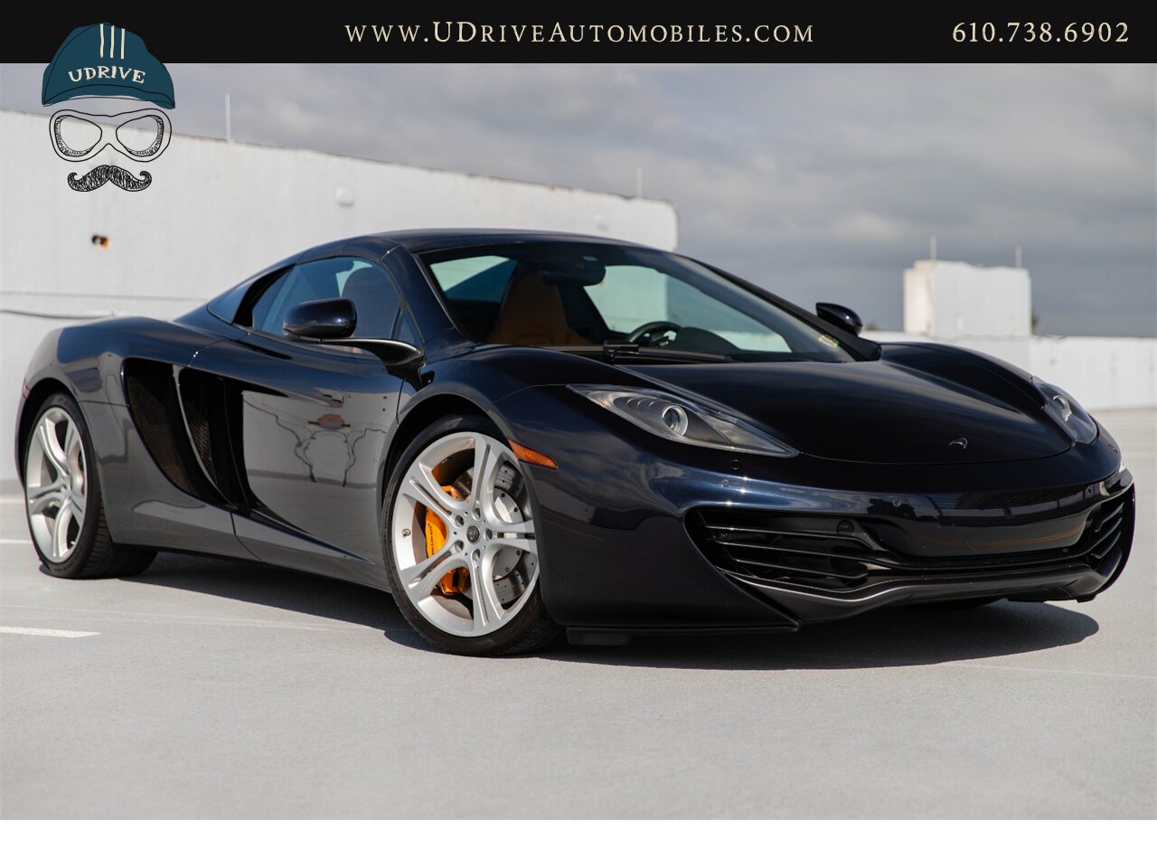2013 McLaren MP4-12C Spider 1 Owner 6k Miles Carbon Fiber Full Leather  Sapphire Black over Natural Tan Leather - Photo 4 - West Chester, PA 19382