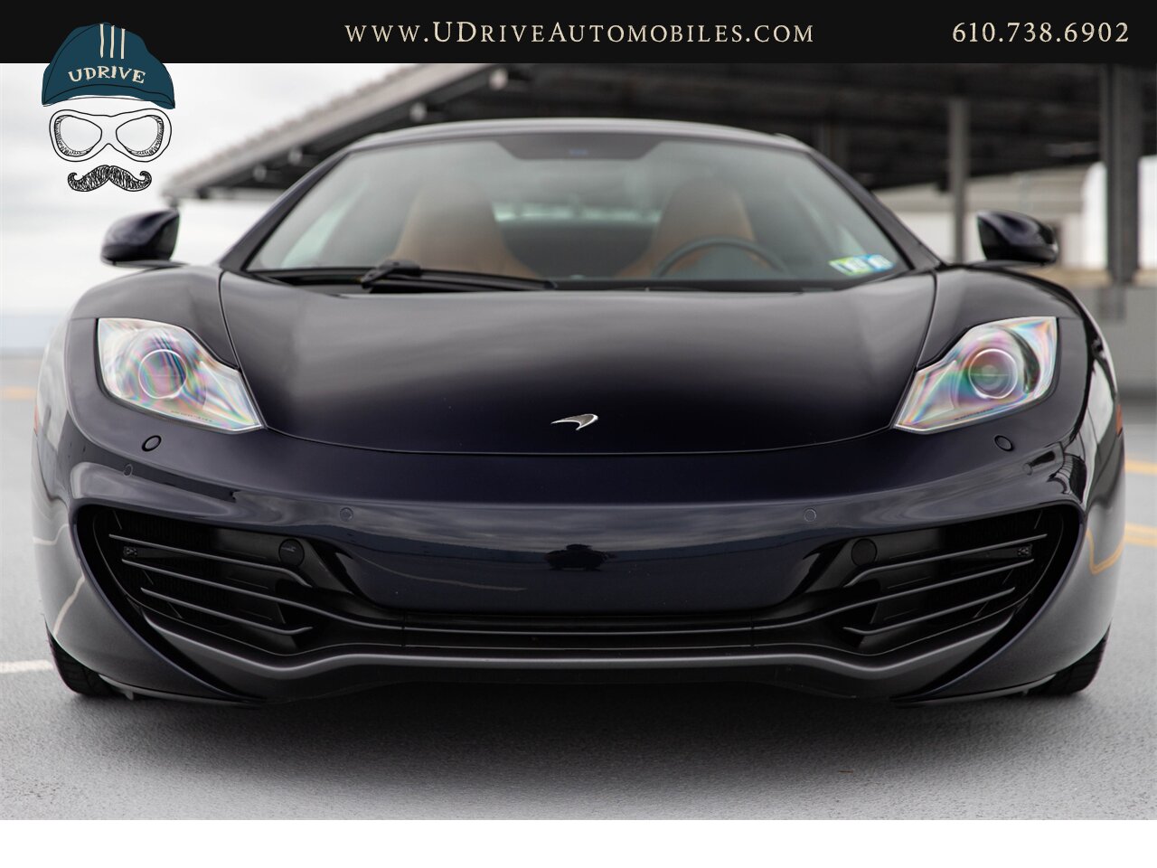 2013 McLaren MP4-12C Spider 1 Owner 6k Miles Carbon Fiber Full Leather  Sapphire Black over Natural Tan Leather - Photo 12 - West Chester, PA 19382