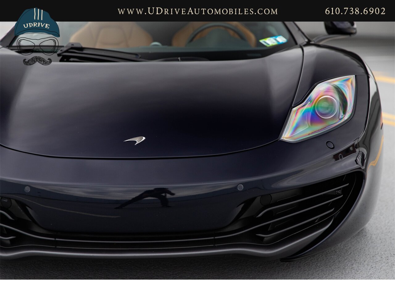 2013 McLaren MP4-12C Spider 1 Owner 6k Miles Carbon Fiber Full Leather  Sapphire Black over Natural Tan Leather - Photo 11 - West Chester, PA 19382