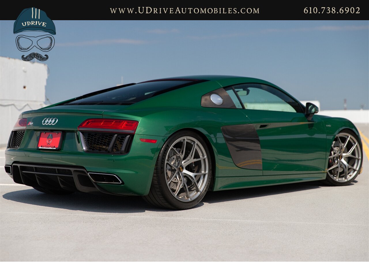 2017 Audi R8 Audi Exclusive Avocado Green Vermont Brown Leather  Diamond Stitching V10 Carbon Fiber - Photo 3 - West Chester, PA 19382