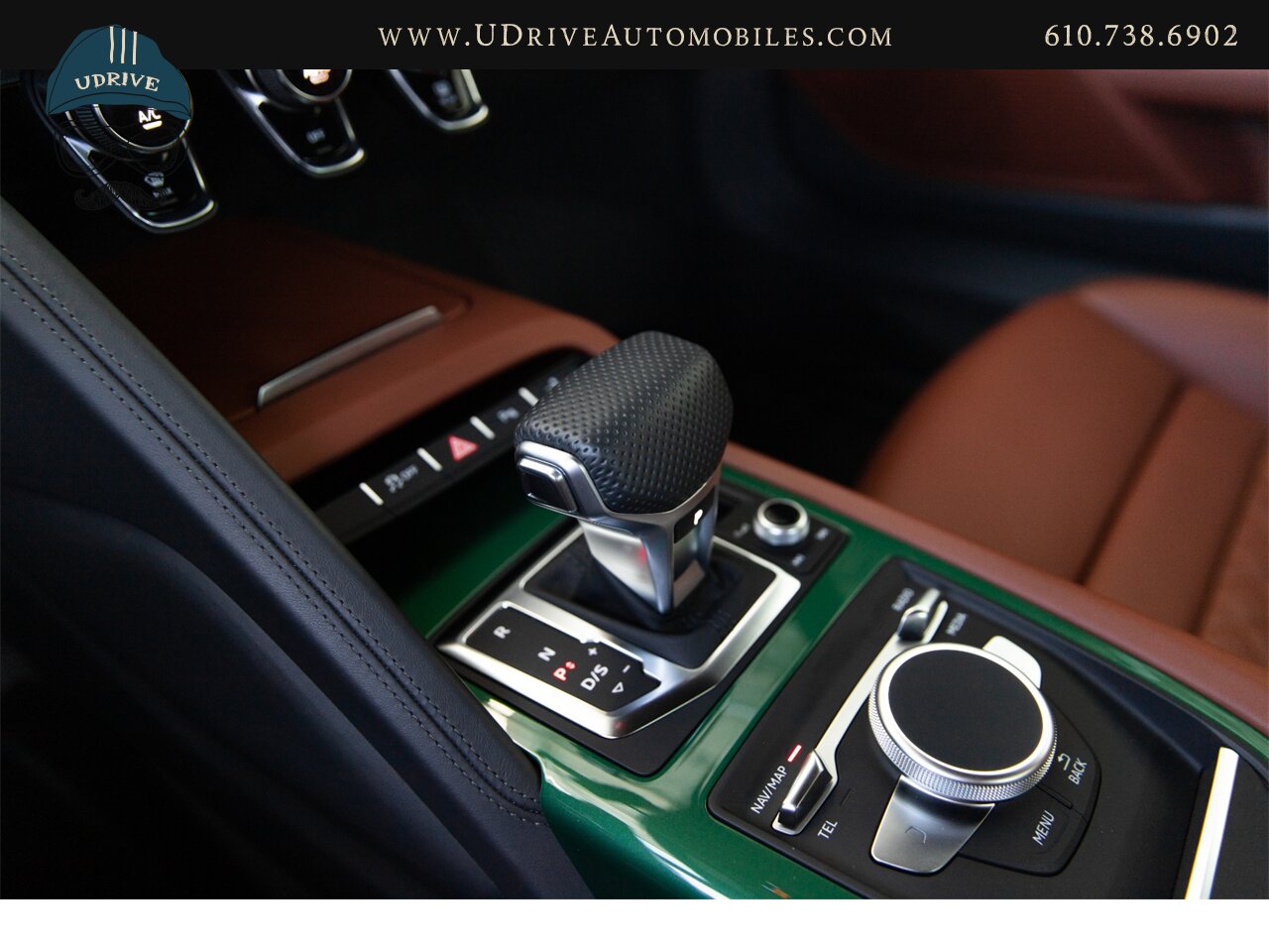 2017 Audi R8 Audi Exclusive Avocado Green Vermont Brown Leather  Diamond Stitching V10 Carbon Fiber - Photo 41 - West Chester, PA 19382