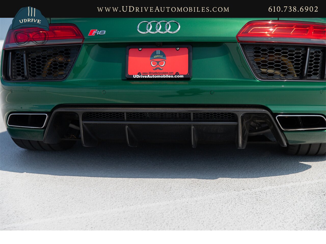 2017 Audi R8 Audi Exclusive Avocado Green Vermont Brown Leather  Diamond Stitching V10 Carbon Fiber - Photo 30 - West Chester, PA 19382