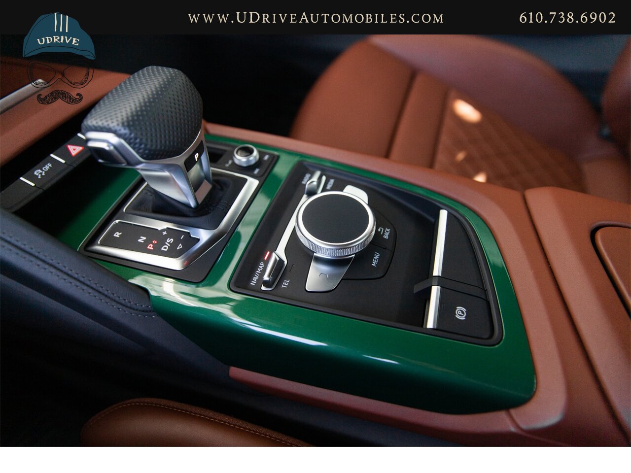 2017 Audi R8 Audi Exclusive Avocado Green Vermont Brown Leather  Diamond Stitching V10 Carbon Fiber - Photo 42 - West Chester, PA 19382