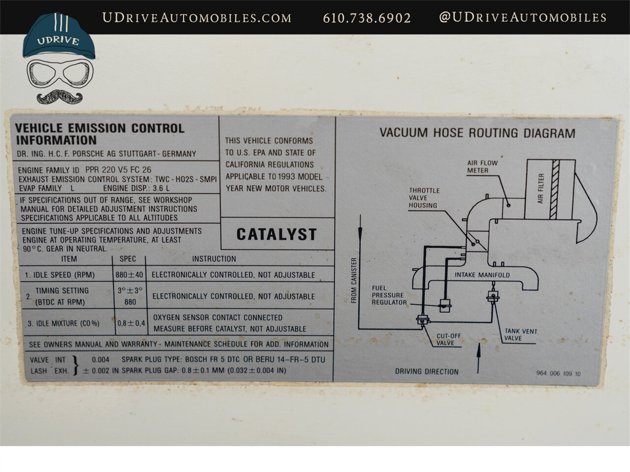 1993 Porsche 911 RS America  All 4 Options LSD AC Sunroof Radio - Photo 93 - West Chester, PA 19382