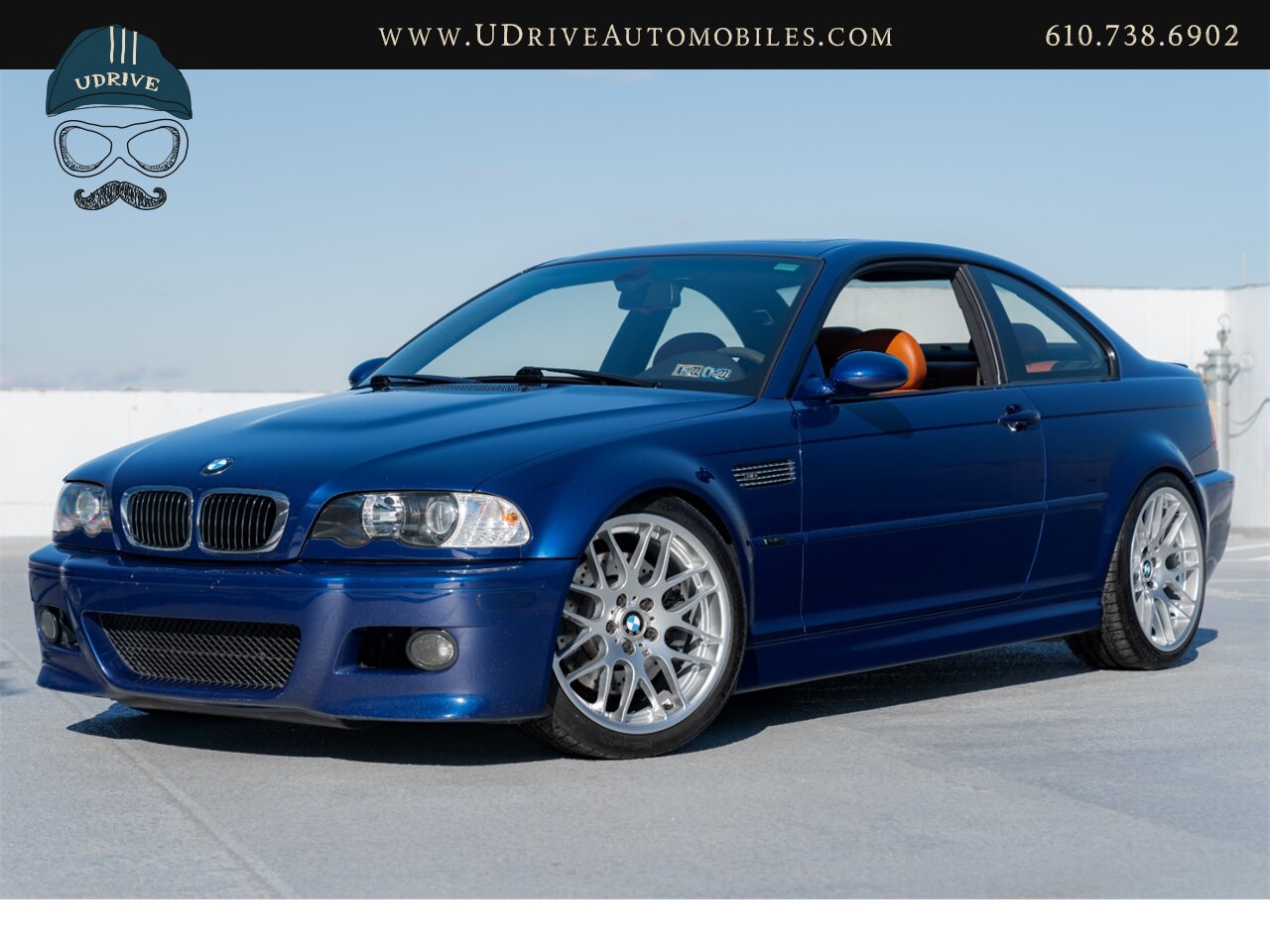 2006 BMW M3 E46 6 Speed Manual Competition Pkg Interlagos Blue  Cinnamon Leather - Photo 1 - West Chester, PA 19382