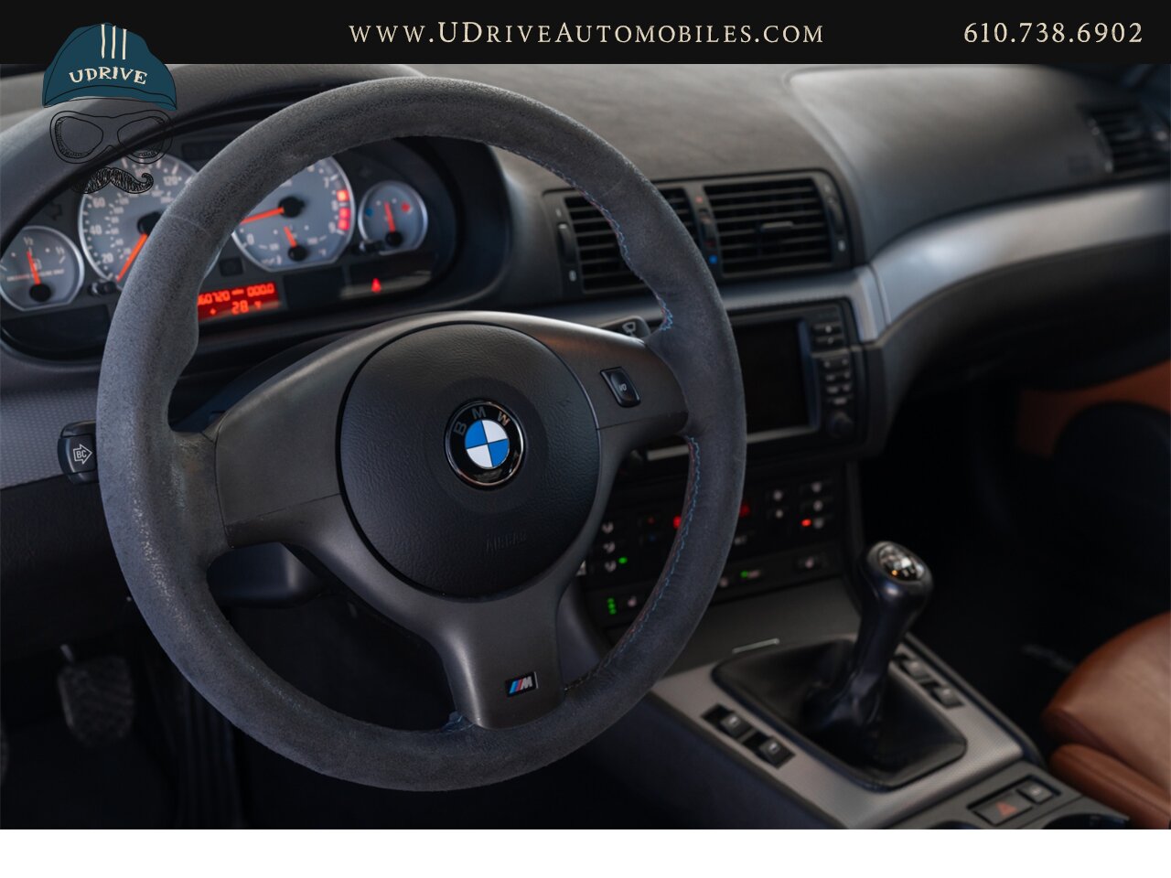 2006 BMW M3 E46 6 Speed Manual Competition Pkg Interlagos Blue  Cinnamon Leather - Photo 29 - West Chester, PA 19382