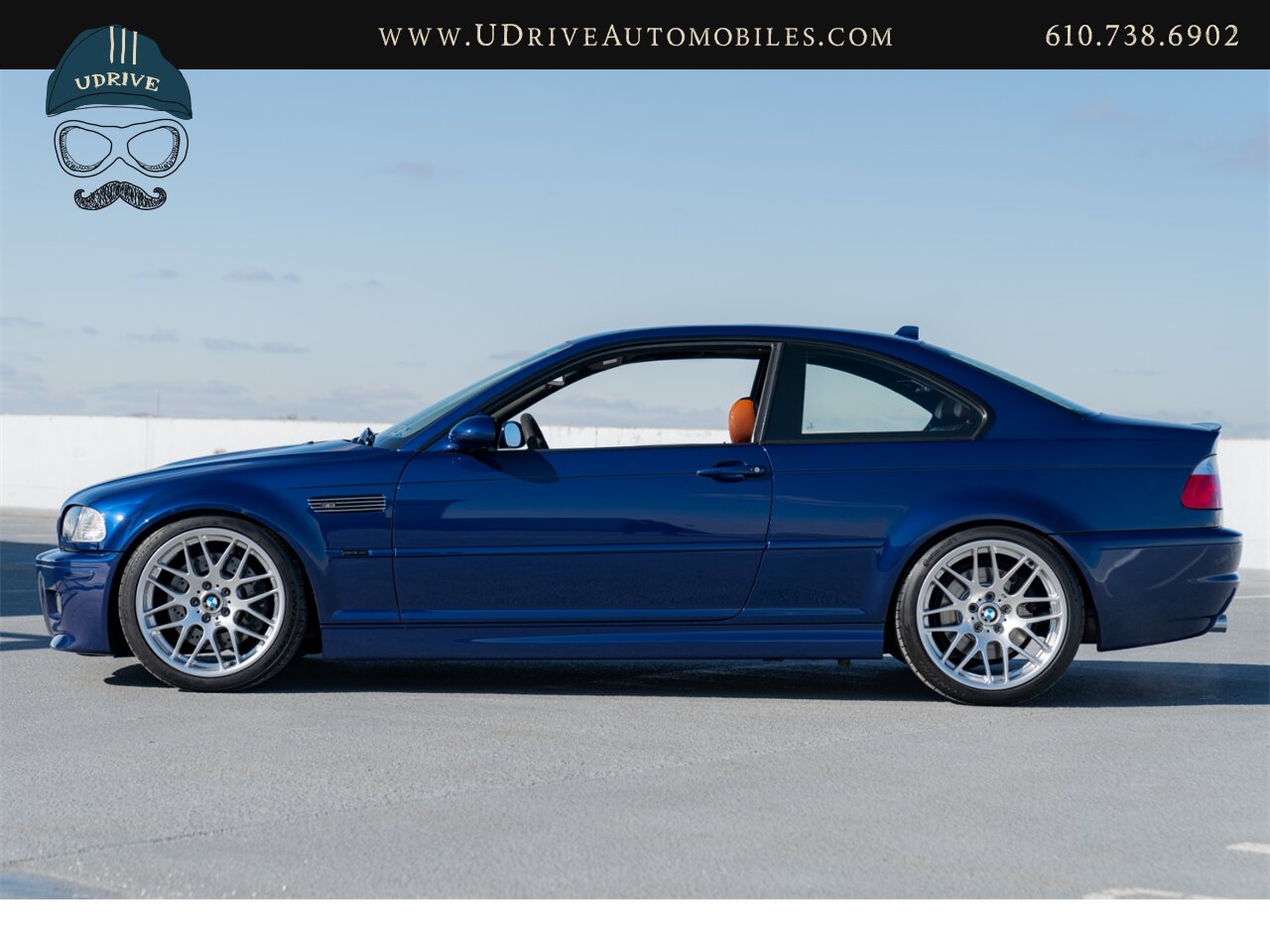 2006 BMW M3 E46 6 Speed Manual Competition Pkg Interlagos Blue  Cinnamon Leather - Photo 9 - West Chester, PA 19382