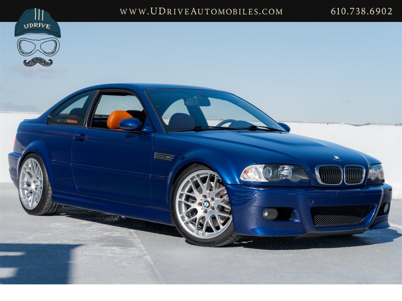 2006 BMW M3 E46 6 Speed Manual Competition Pkg Interlagos Blue  Cinnamon Leather - Photo 3 - West Chester, PA 19382