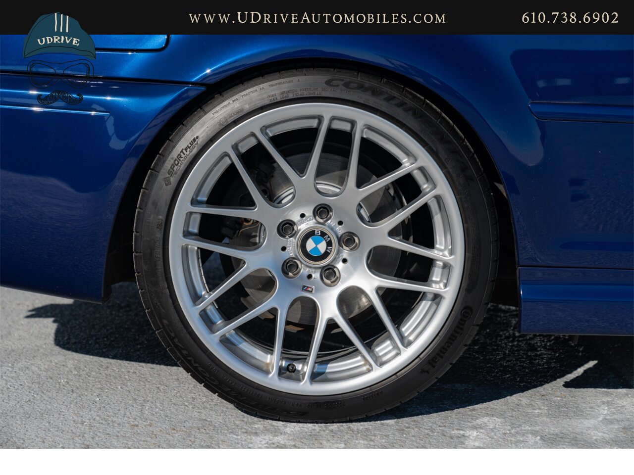 2006 BMW M3 E46 6 Speed Manual Competition Pkg Interlagos Blue  Cinnamon Leather - Photo 53 - West Chester, PA 19382