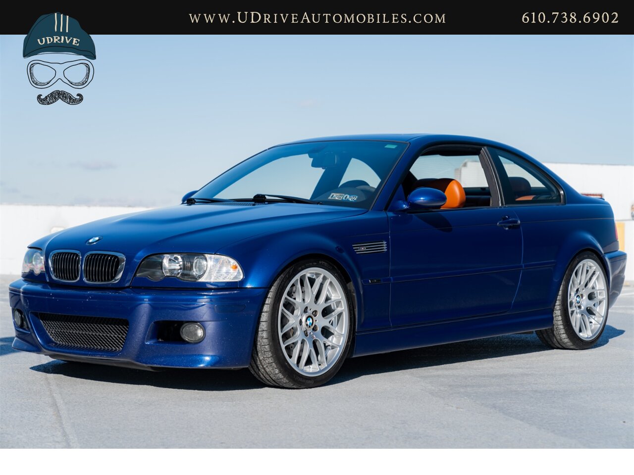 2006 BMW M3 E46 6 Speed Manual Competition Pkg Interlagos Blue  Cinnamon Leather - Photo 11 - West Chester, PA 19382