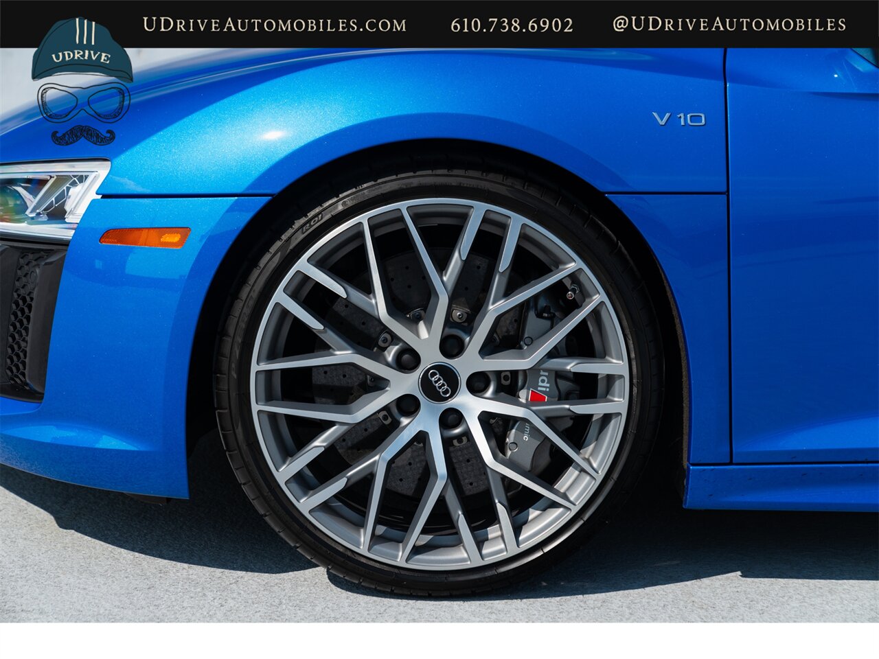 2017 Audi R8 5.2 quattro V10 Plus  Ara Blue Diamond Blue Stitch 1 Owner 6k Miles B&O 20s $202k MSRP Full PPF - Photo 54 - West Chester, PA 19382