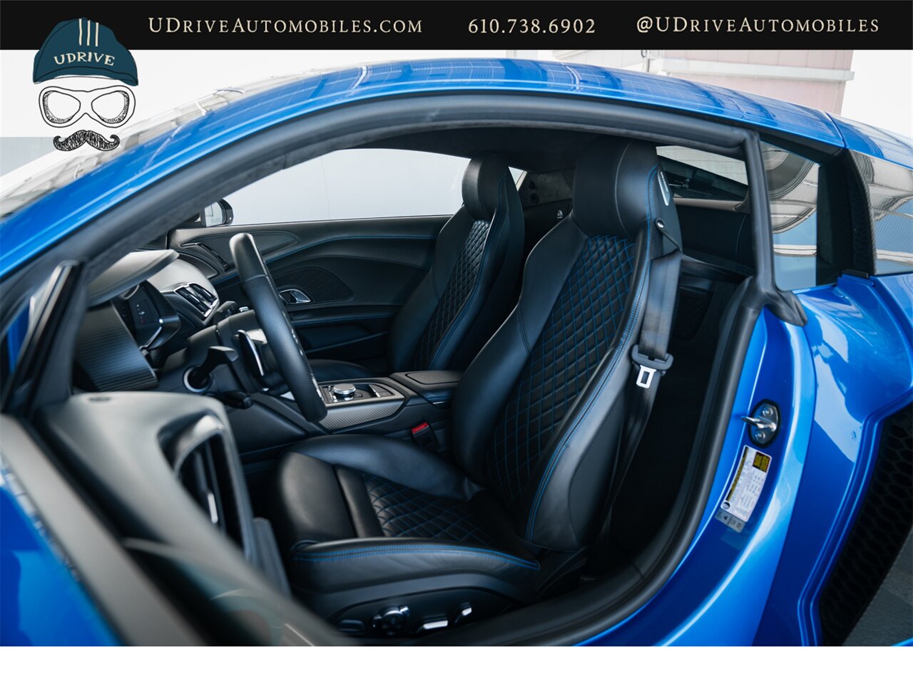 2017 Audi R8 5.2 quattro V10 Plus  Ara Blue Diamond Blue Stitch 1 Owner 6k Miles B&O 20s $202k MSRP Full PPF - Photo 31 - West Chester, PA 19382