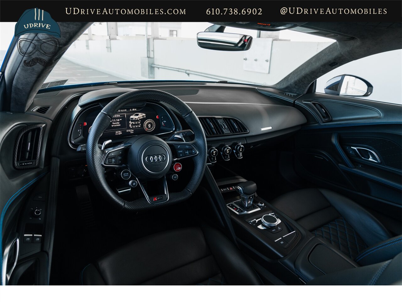 2017 Audi R8 5.2 quattro V10 Plus  Ara Blue Diamond Blue Stitch 1 Owner 6k Miles B&O 20s $202k MSRP Full PPF - Photo 5 - West Chester, PA 19382