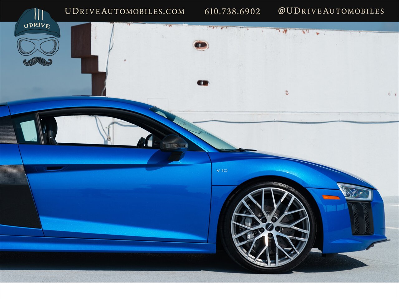 2017 Audi R8 5.2 quattro V10 Plus  Ara Blue Diamond Blue Stitch 1 Owner 6k Miles B&O 20s $202k MSRP Full PPF - Photo 17 - West Chester, PA 19382