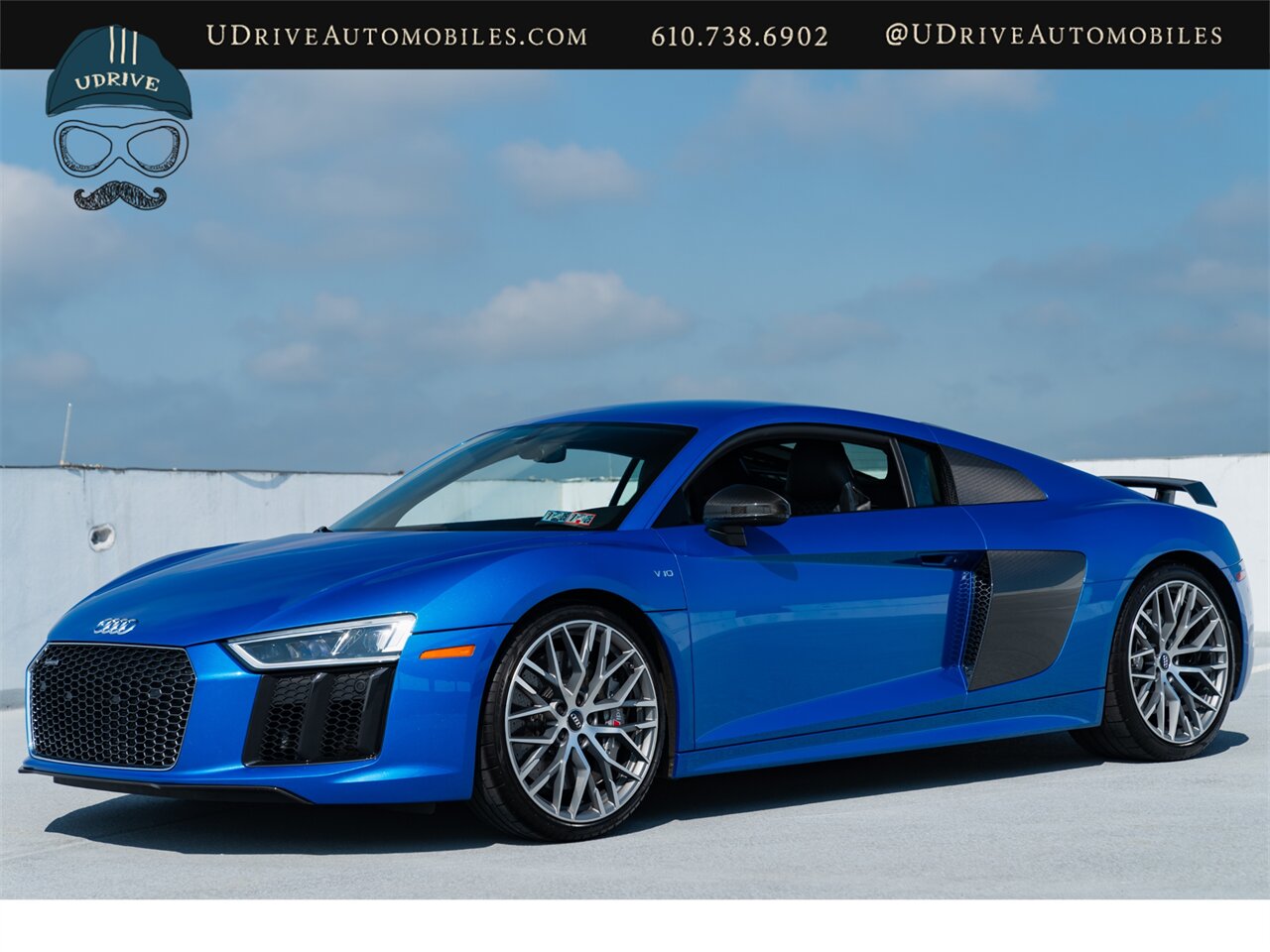 2017 Audi R8 5.2 quattro V10 Plus  Ara Blue Diamond Blue Stitch 1 Owner 6k Miles B&O 20s $202k MSRP Full PPF - Photo 12 - West Chester, PA 19382