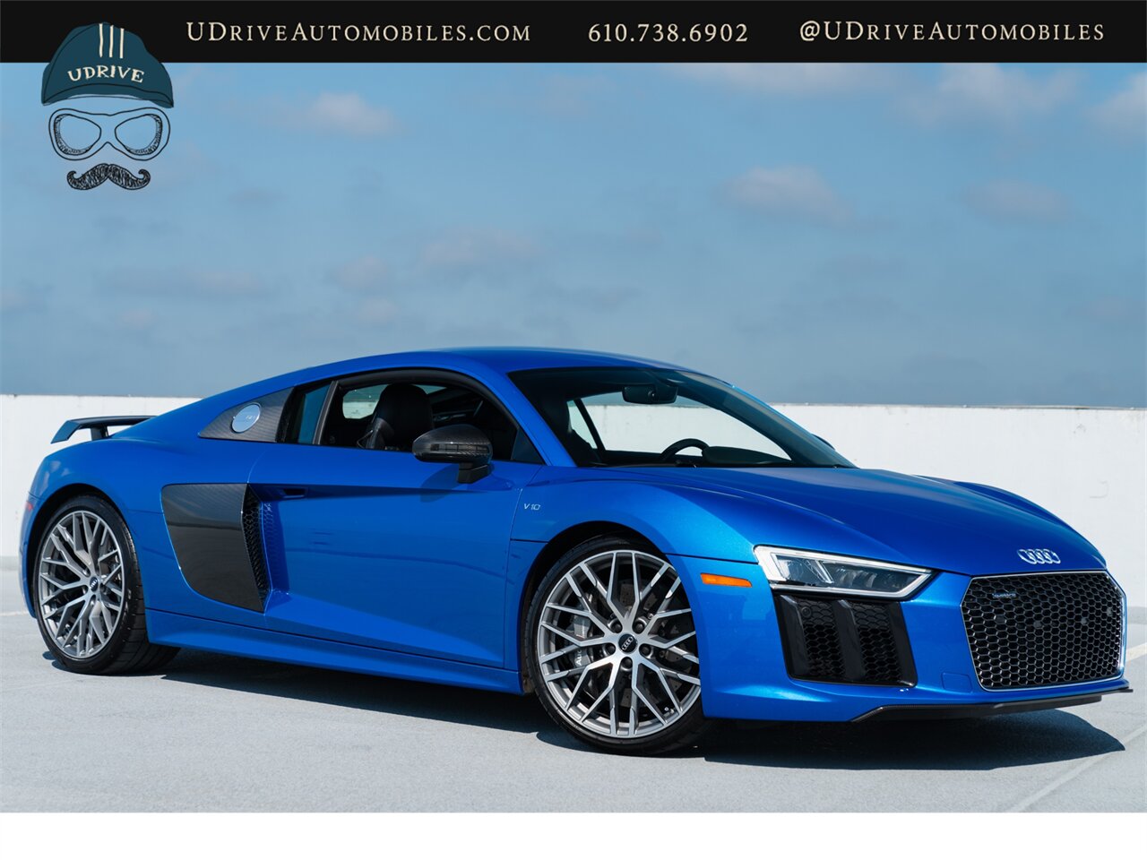 2017 Audi R8 5.2 quattro V10 Plus  Ara Blue Diamond Blue Stitch 1 Owner 6k Miles B&O 20s $202k MSRP Full PPF - Photo 2 - West Chester, PA 19382