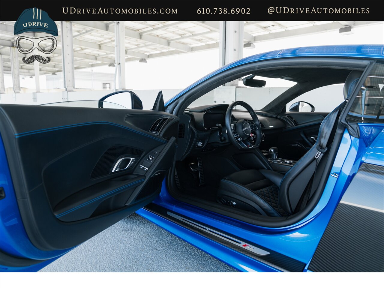 2017 Audi R8 5.2 quattro V10 Plus  Ara Blue Diamond Blue Stitch 1 Owner 6k Miles B&O 20s $202k MSRP Full PPF - Photo 30 - West Chester, PA 19382