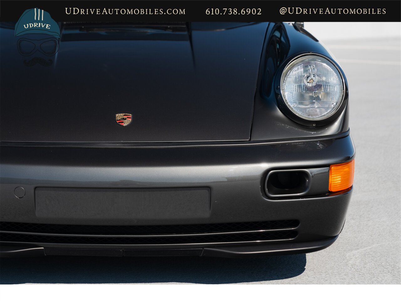 1990 Porsche 911 Carrera 2  964 C2 5 Speed Slate Grey over Burgundy  Service History Engine Reseal - Photo 14 - West Chester, PA 19382