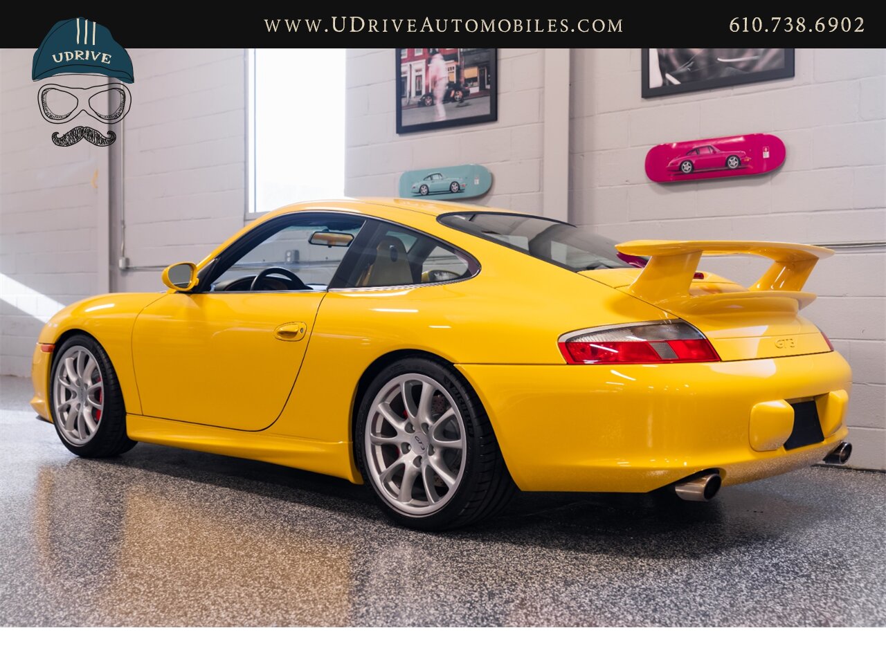 2005 Porsche 911 GT3 996 Speed Yellow Sport Seats Pntd Hardbacks  Pntd Console Deviating Stitch Yellow Accents Throughout - Photo 26 - West Chester, PA 19382
