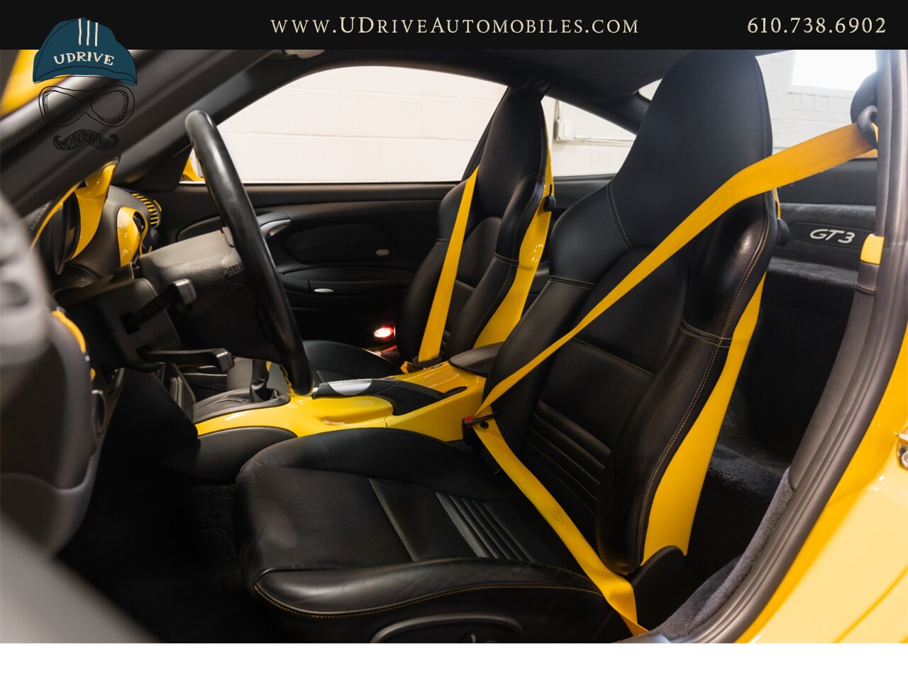 2005 Porsche 911 GT3 996 Speed Yellow Sport Seats Pntd Hardbacks  Pntd Console Deviating Stitch Yellow Accents Throughout - Photo 30 - West Chester, PA 19382