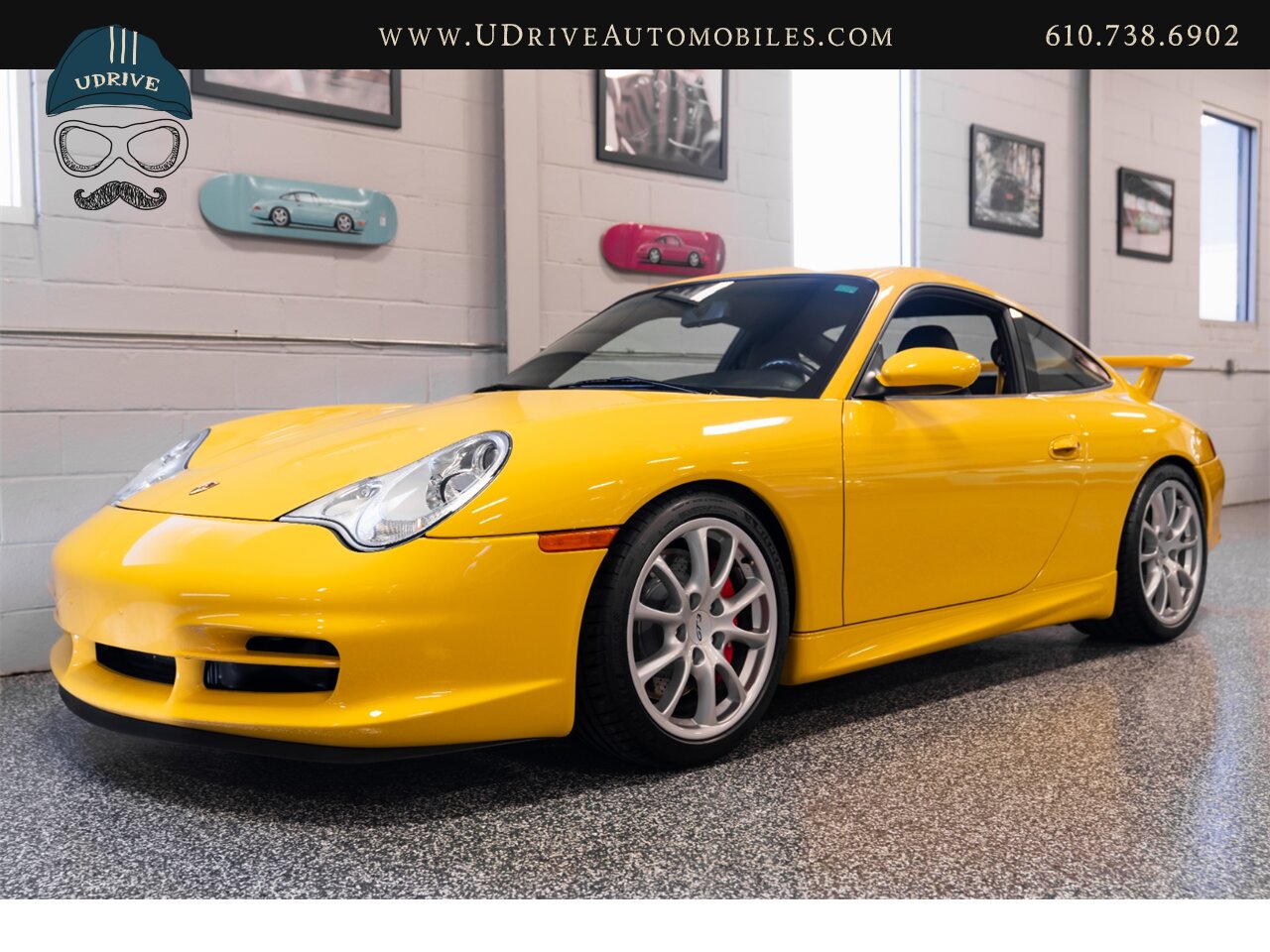 2005 Porsche 911 GT3 996 Speed Yellow Sport Seats Pntd Hardbacks  Pntd Console Deviating Stitch Yellow Accents Throughout - Photo 10 - West Chester, PA 19382