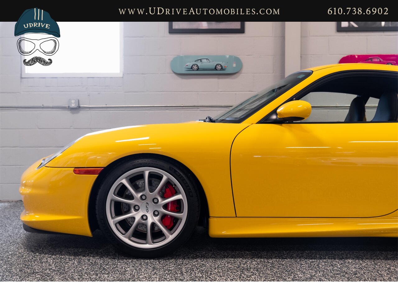 2005 Porsche 911 GT3 996 Speed Yellow Sport Seats Pntd Hardbacks  Pntd Console Deviating Stitch Yellow Accents Throughout - Photo 9 - West Chester, PA 19382