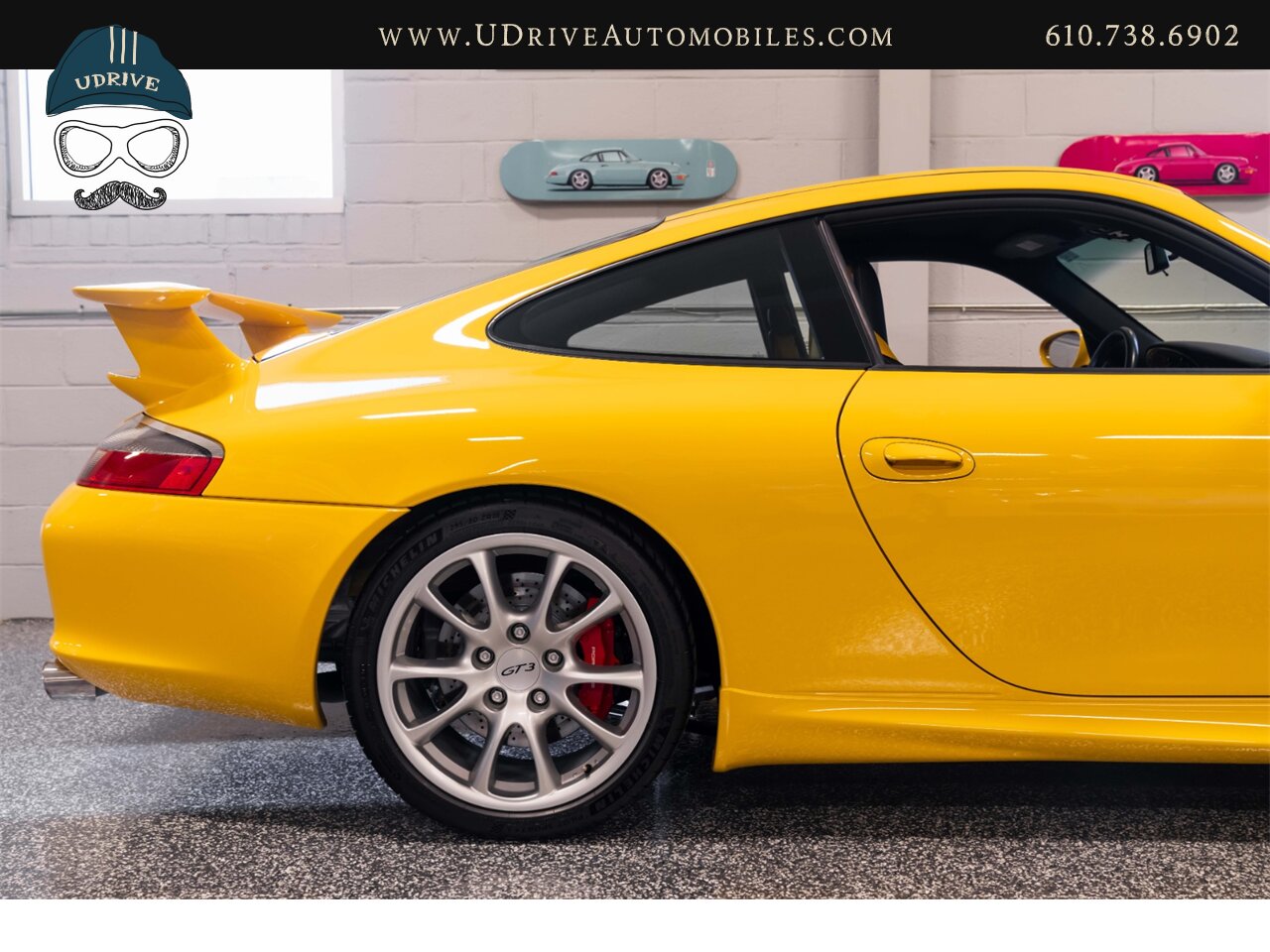 2005 Porsche 911 GT3 996 Speed Yellow Sport Seats Pntd Hardbacks  Pntd Console Deviating Stitch Yellow Accents Throughout - Photo 19 - West Chester, PA 19382