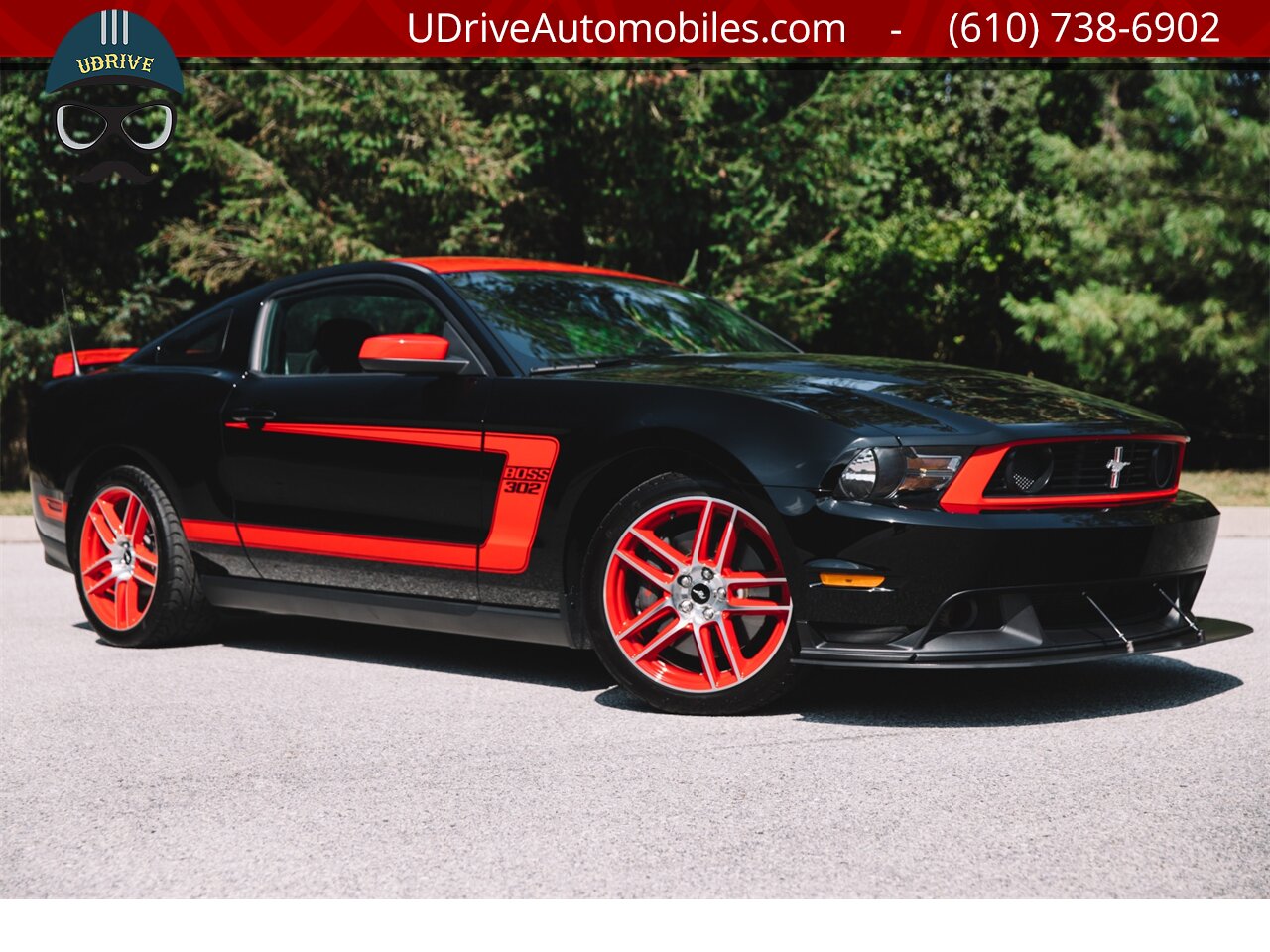 2012 Ford Mustang 866 Miles Boss 302 Laguna Seca #338 of 750  Red TracKey Activated - Photo 3 - West Chester, PA 19382