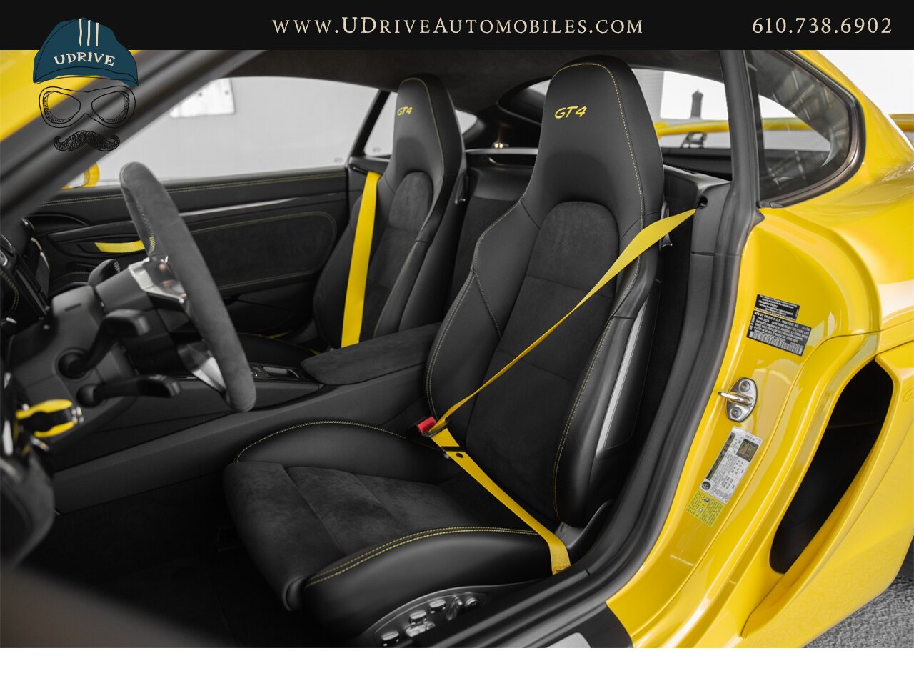 2016 Porsche Cayman GT4 1k Miles Full Lthr Adap Sprt Sts Yellow Stitch  Chrono Carbon Fiber Dundon D4 Street Power Pkg $42k in Extras - Photo 7 - West Chester, PA 19382