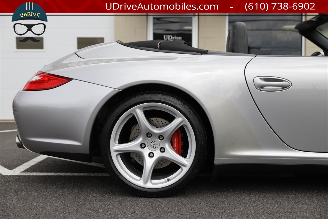 2009 Porsche 911 C4S Cabriolet 997.2 6 Speed Chrono Vent Seats  Bose Bluetooth GT Silver 24k Miles - Photo 19 - West Chester, PA 19382