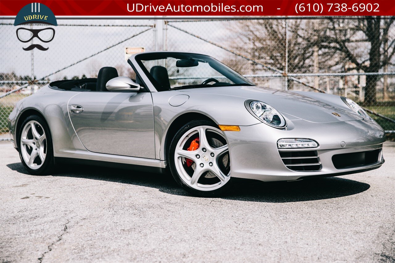 2009 Porsche 911 C4S Cabriolet 997.2 6 Speed Chrono Vent Seats  Bose Bluetooth GT Silver 24k Miles - Photo 4 - West Chester, PA 19382