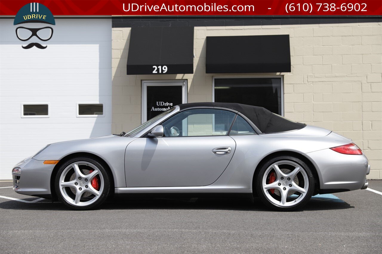 2009 Porsche 911 C4S Cabriolet 997.2 6 Speed Chrono Vent Seats  Bose Bluetooth GT Silver 24k Miles - Photo 9 - West Chester, PA 19382