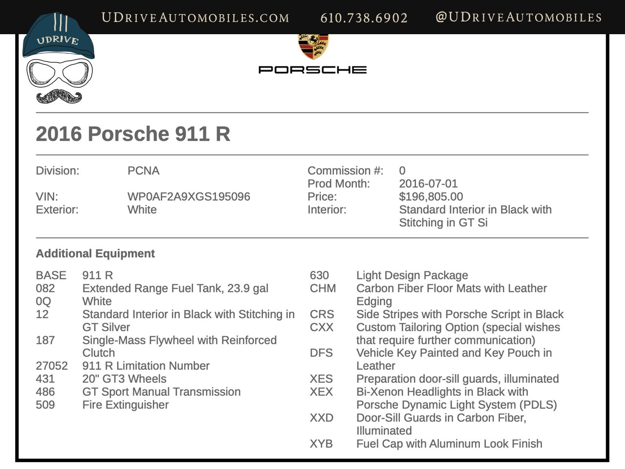 2016 Porsche 911 R   - Photo 2 - West Chester, PA 19382