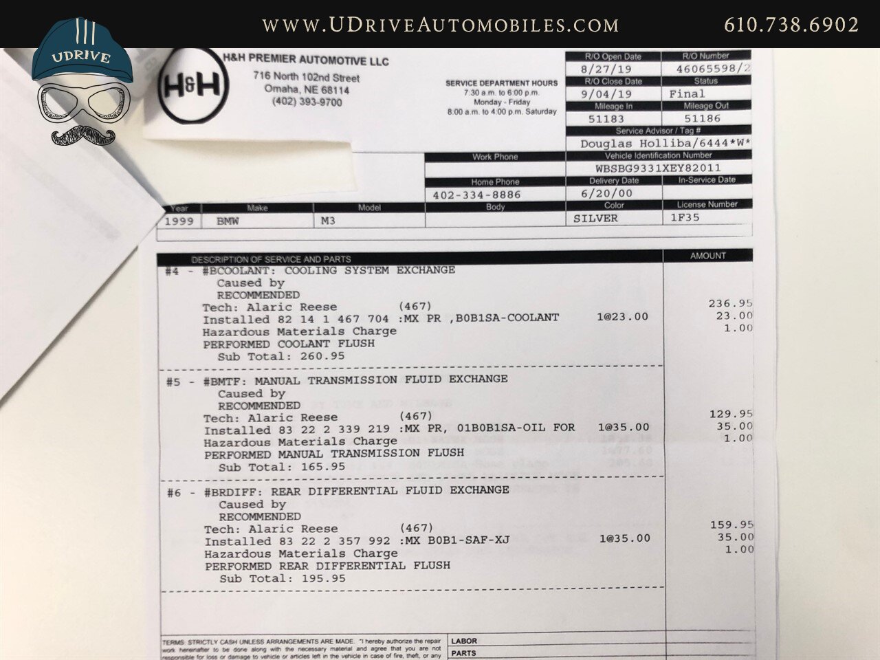 1999 BMW M3 E36 Vader Seats Documented Service History  Same Owner Since 2000 - Photo 58 - West Chester, PA 19382